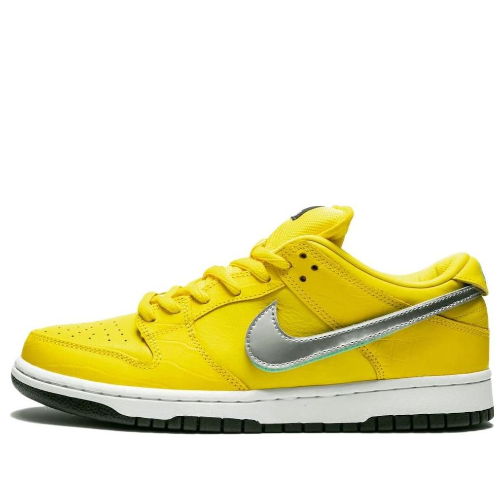 Nike Diamond Supply Co. x Dunk Low Pro SB 'Canary Diamond' BV1310-700 Classic Sneakers
