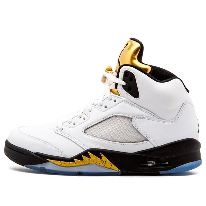 Air Jordan 5 Retro 'Olympic' 136027-133 Signature Shoe
