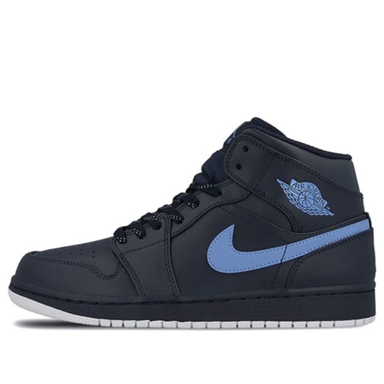 Air Jordan 1 Mid 'Obsidian' 554724-405 Cultural Kicks