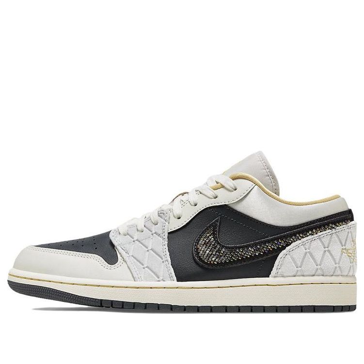 Air Jordan 1 Low SE 'Beaded Swoosh' DV1762-001 Vintage Sportswear