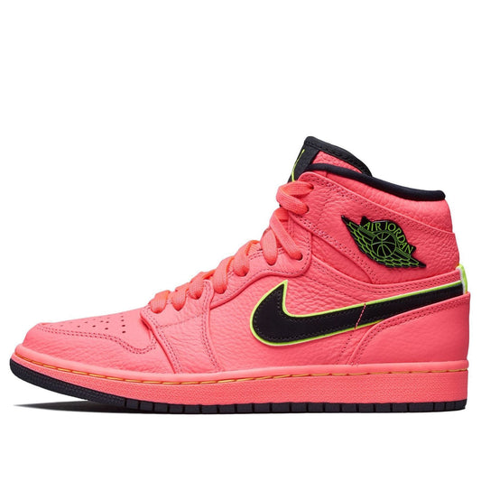 (WMNS) Air Jordan 1 High Premium 'Hot Punch'  AQ9131-600 Iconic Trainers